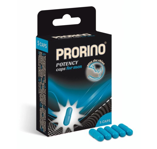 Kapsułki Na Potencję Dla Mężczyzn 5 szt - Prorino Potency 5pcs